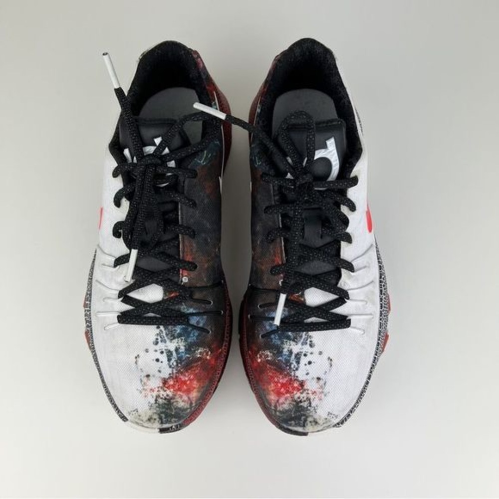 Nike KD 8 Xmas Christmas White Black Red Sneakers Size 5Y